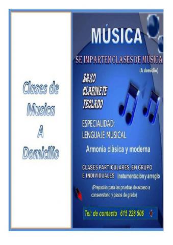 CLASES DE MUSICA A DOMICILIO