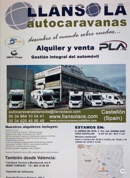 Alquiler Autocaravana Valencia y Castellón